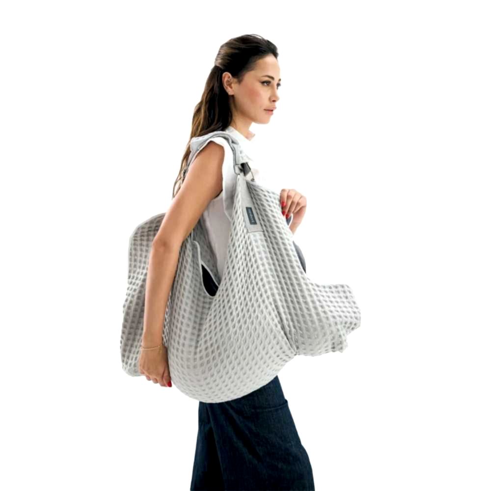 Miniboni Mininest Bebek Taşıma Çantası Gri