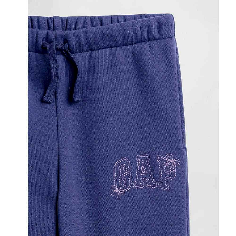 GAP Logolu Kız Çocuk Jogger Eşofman Altı Mor