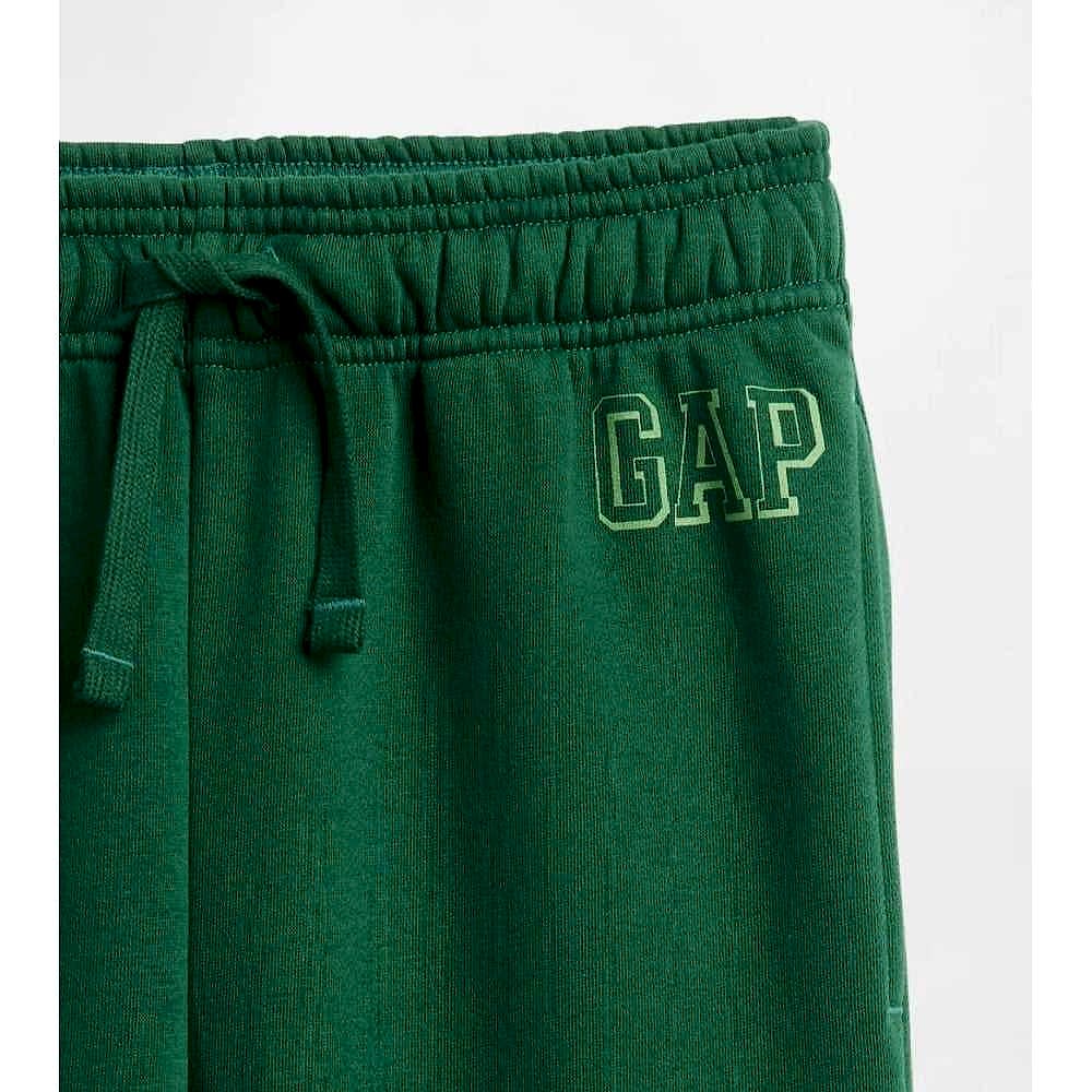 GAP Logolu Kışlık Erkek Çocuk Relaxed Eşofman Altı Yeşil
