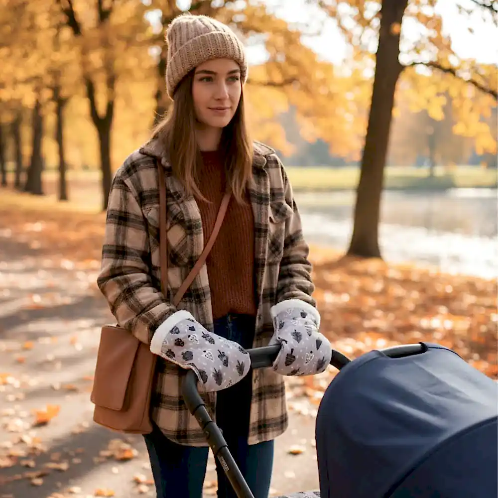 Mama Yoyo Welsoftlu Anne Puset Eldiveni - Ağaç Desenli