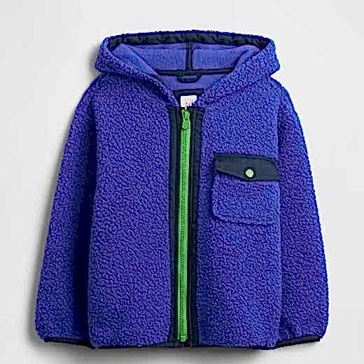 GAP Kışlık Erkek Polar Ceket Lacivert