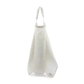 Miniboni Müslin Emzirme Örtüsü White Yeşil