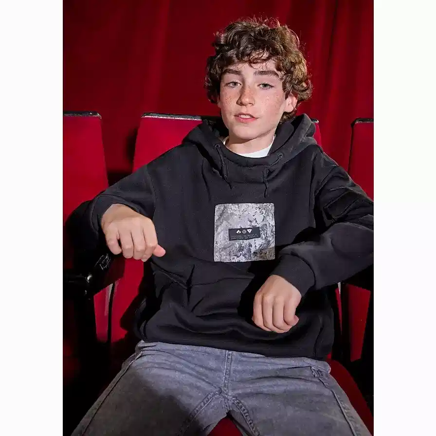 Mayoral Kışlık Erkek Kapşonlu Sweatshirt Siyah