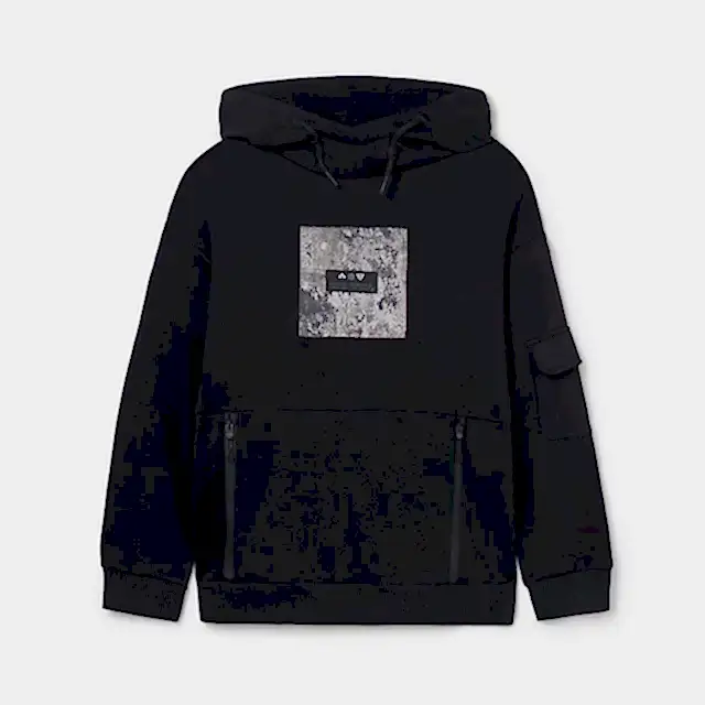 Mayoral Kışlık Erkek Kapşonlu Sweatshirt Siyah