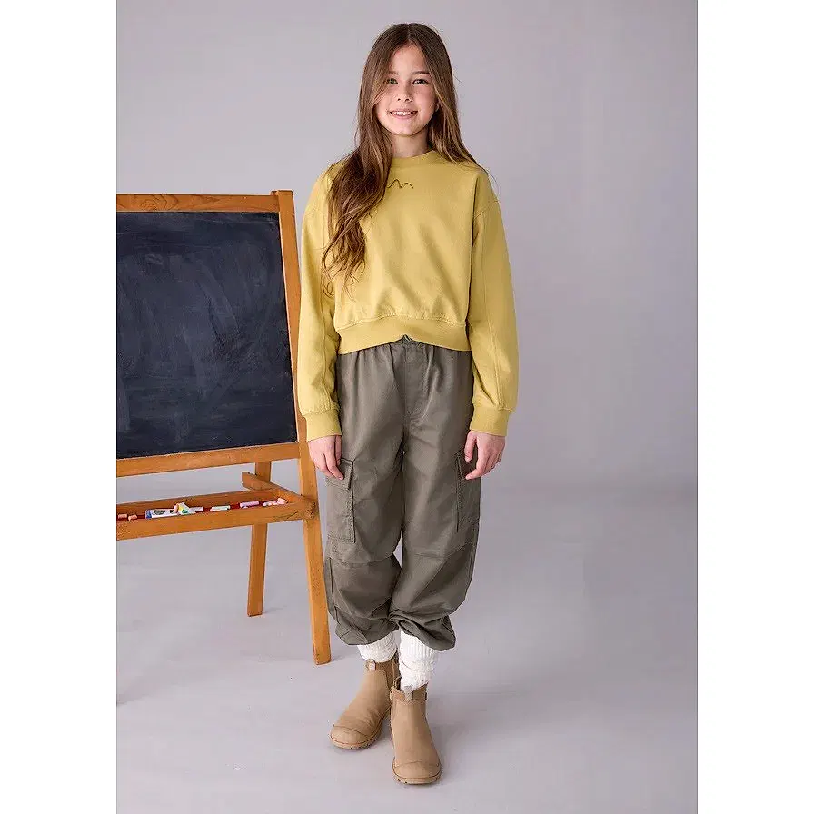 Mayoral Kışlık Kız Uzun Kol Sweatshirt Yeşil