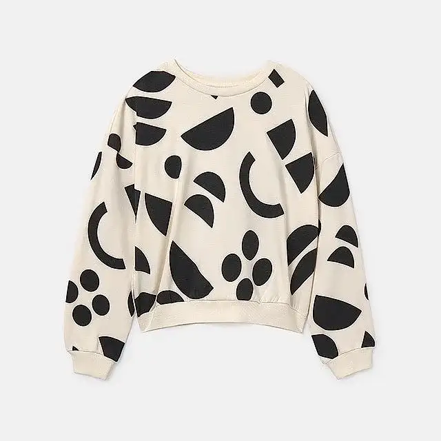 Mayoral Kışlık Kız Uzun Kol Sweatshirt Ekru