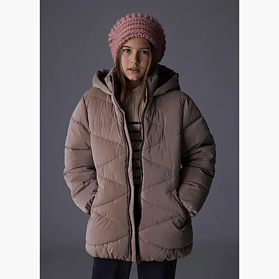 Mayoral Kışlık Kız Uzun Anorak Mont Bej