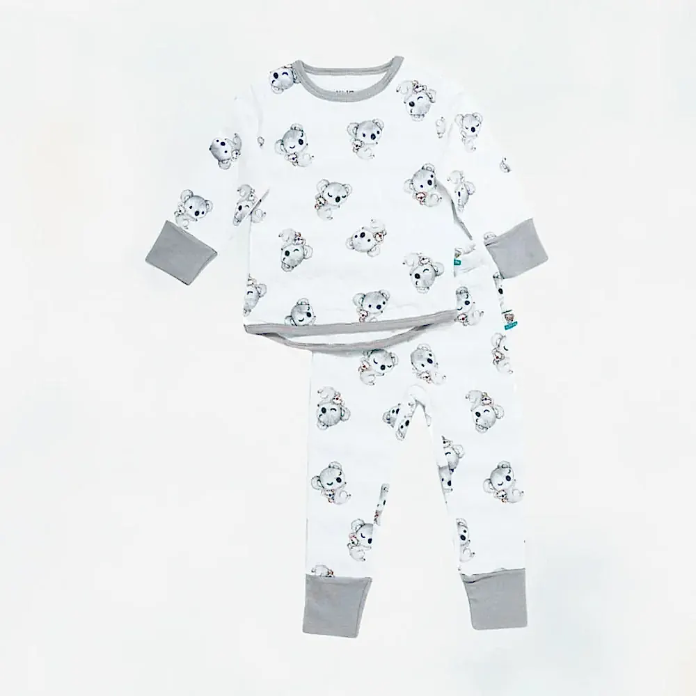 Kidzee Koala Zee Pijama Takımı 1.5 Tog Beyaz