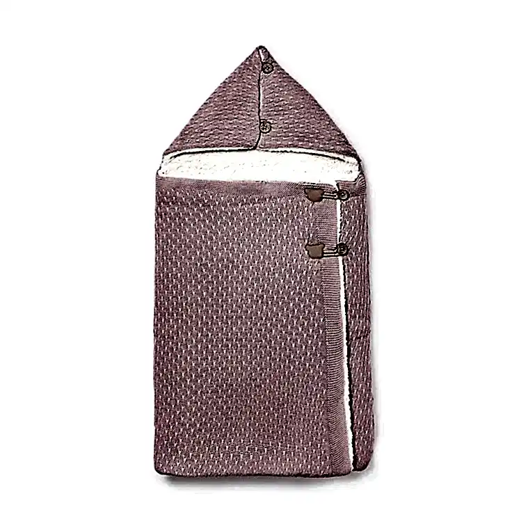 Mayoral Kışlık Bebek Örme Kürklü Kundak Battaniye Pembe