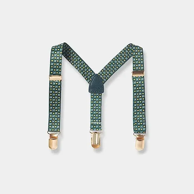 Abel Lula Erkek Bebek Pantolon Askısı Yeşil