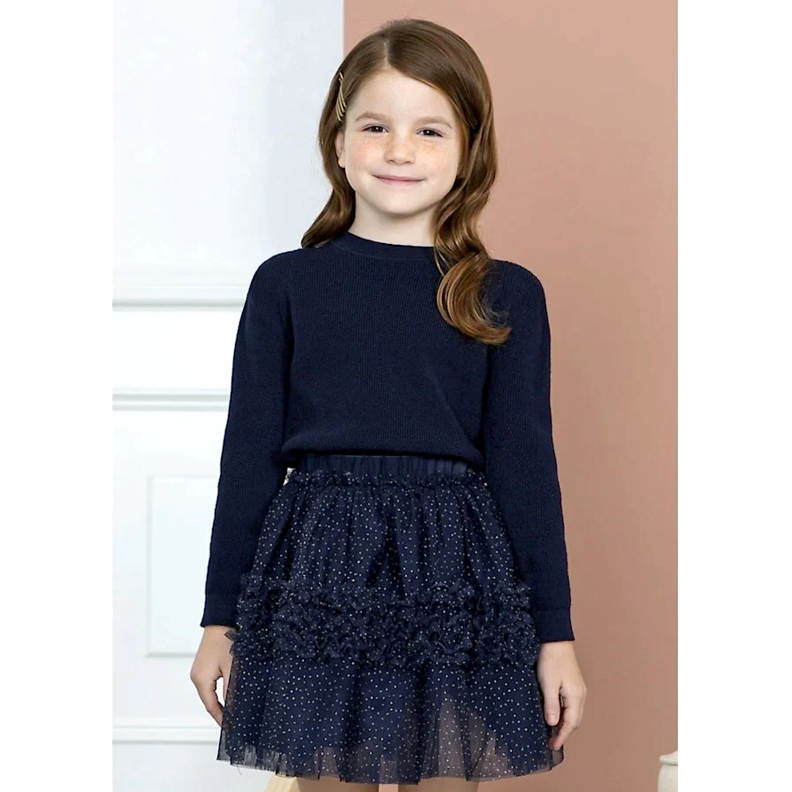 Abel Lula Kışlık Kız Bluz Lacivert