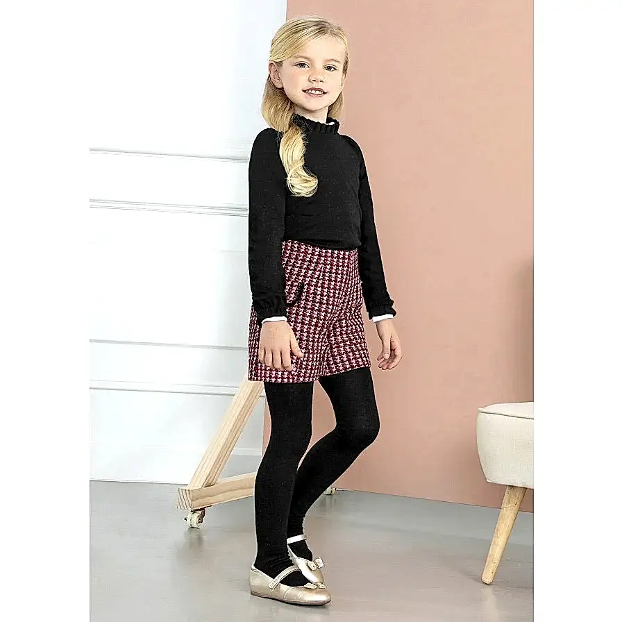 Abel Lula Kışlık Kız Külotlu Çorap Siyah