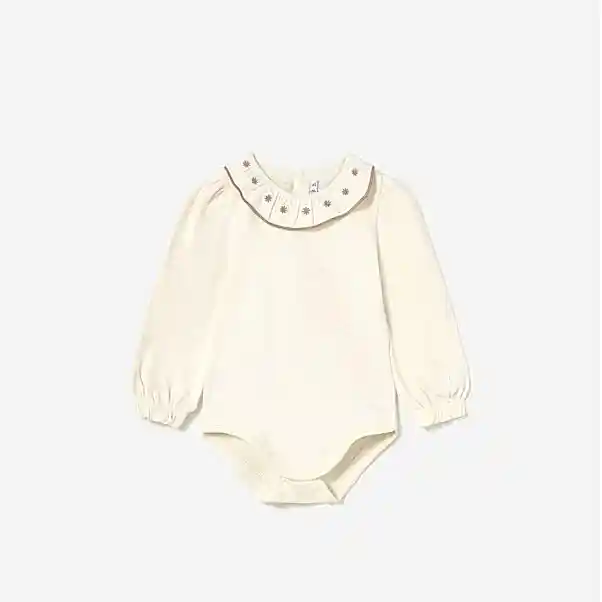Mayoral Kışlık Kız Bebek Uzun Kol Body Ekru