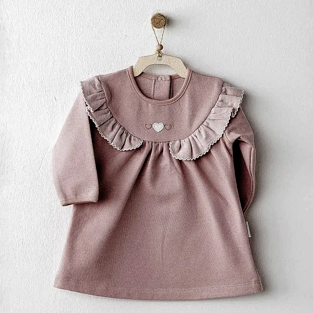 Andywawa Kışlık Kız Bebek Elbise - Mon Petit Pembe