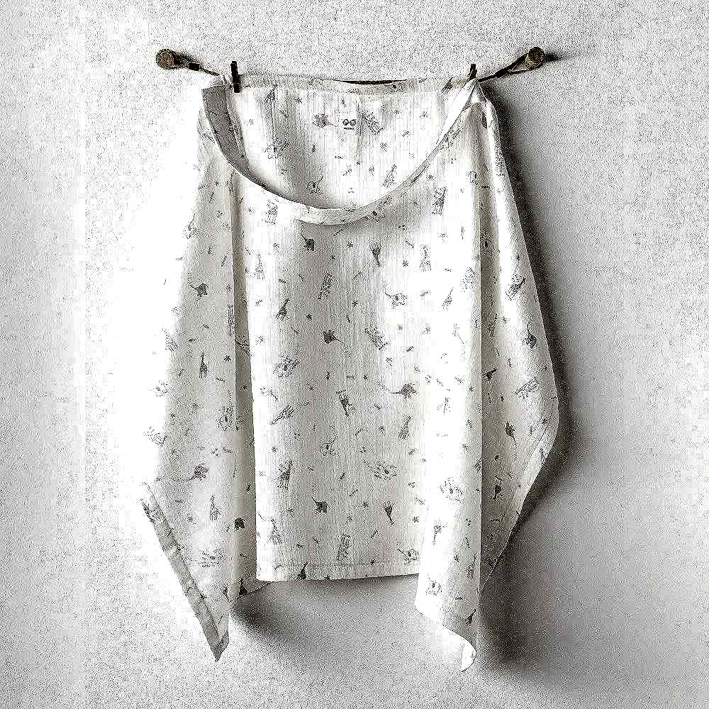 Andywawa Yazlık Müslin Bebek Emzirme Örtüsü Ekru