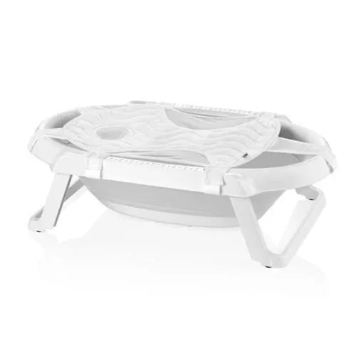 BabyJem Katlanır Küvet Havlu Filesi Gri STD