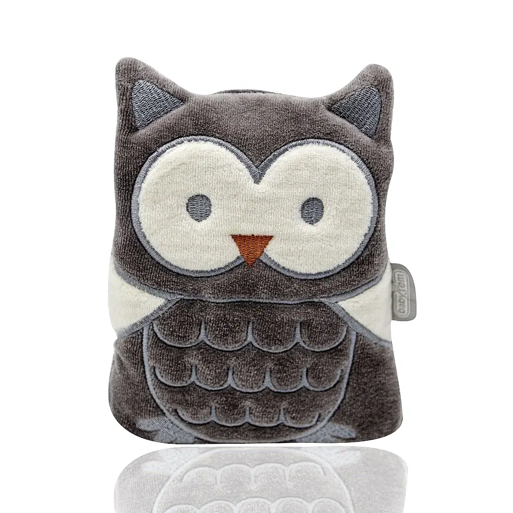 BabyJem Kiraz Çekirdekli Gaz Yastığı Baykuş Gri