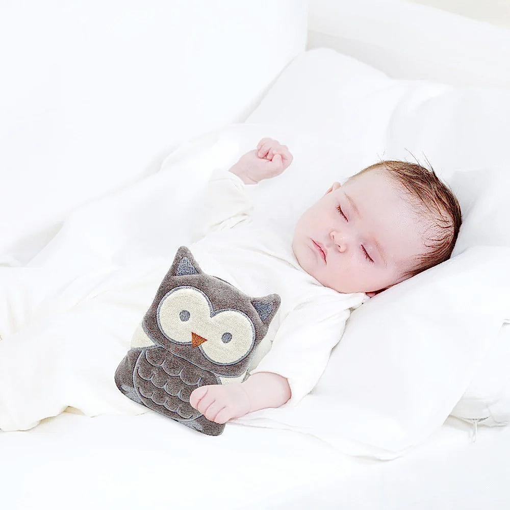 BabyJem Kiraz Çekirdekli Gaz Yastığı Baykuş Gri