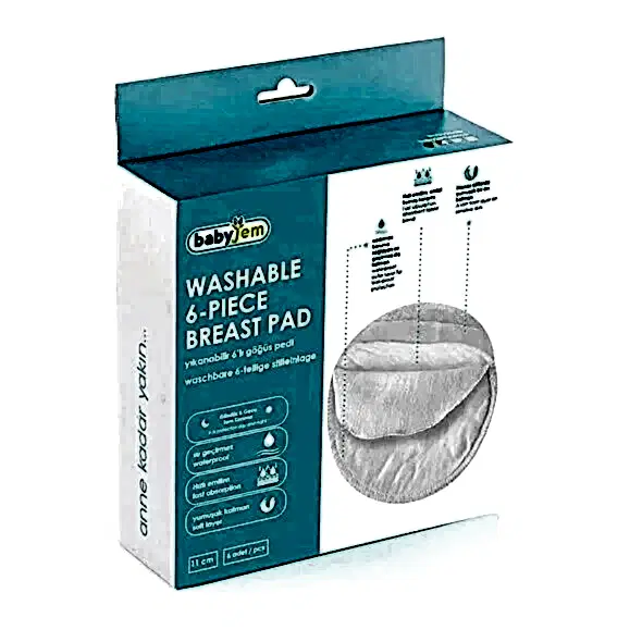 BabyJem Kumaş Göğüs Pedi 6'lı