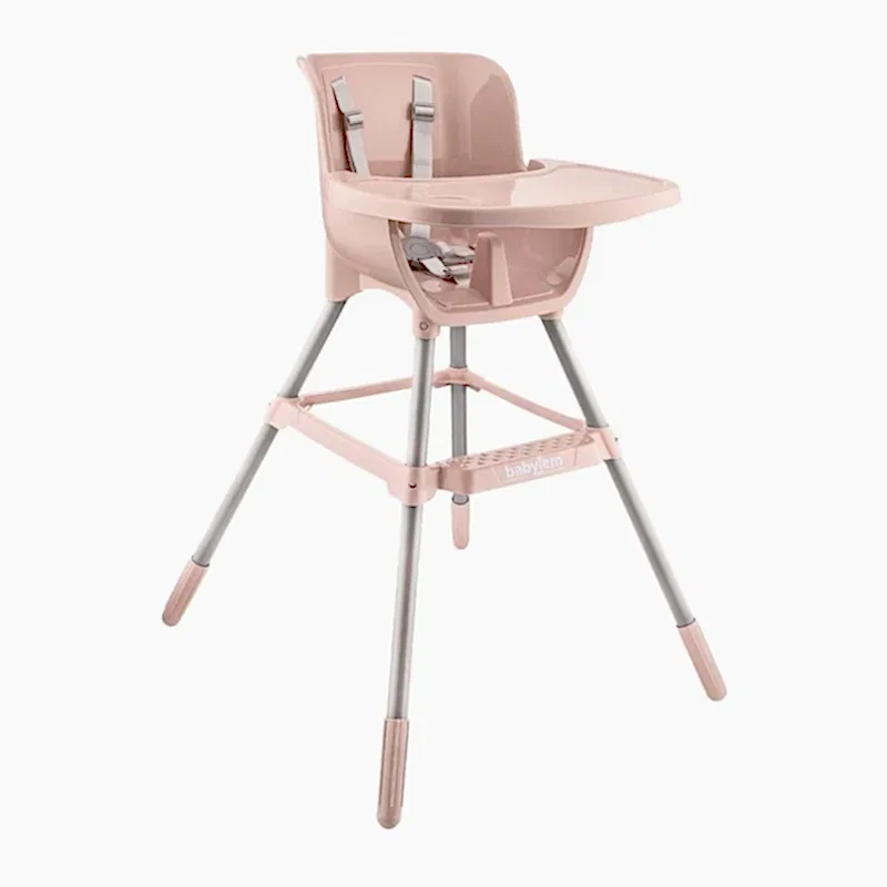 BabyJem Mama Sandalyesi Minder Hediyeli Pembe