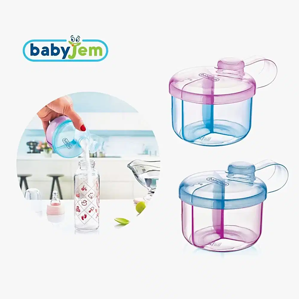 BabyJem Toz Mama Saklama Kabı Mavi STD