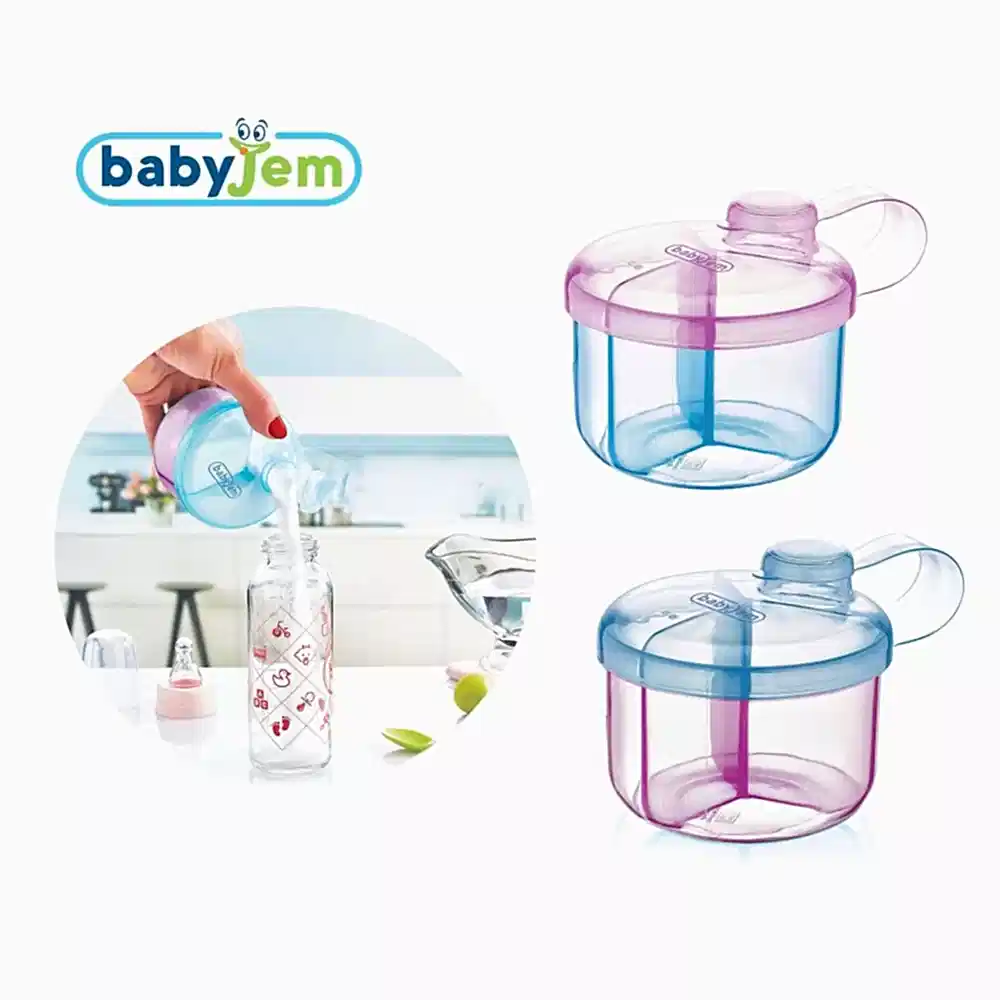 BabyJem Toz Mama Saklama Kabı Pembe STD