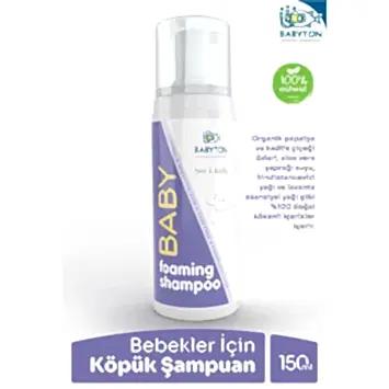 Babyton Baby Foaming Shampoo 150 ml (Köpük Konak Önleyici)