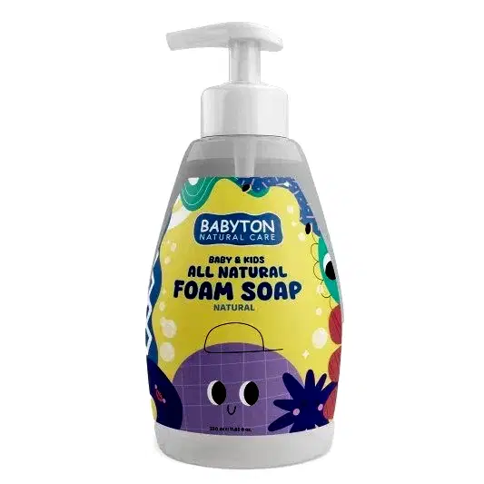 Babyton Bebek ve Çocuklar İçin Doğal Köpük Sabun Naturel - 350 ml