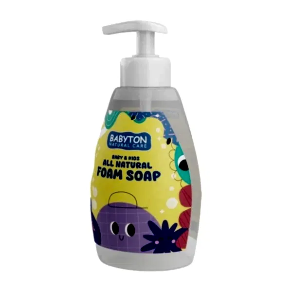 Babyton Bebek ve Çocuklar İçin Doğal Köpük Sabun Naturel - 350 ml