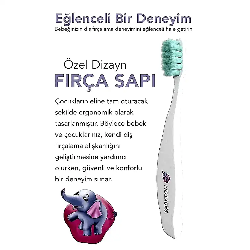 Babyton Bio Diş Fırçası Fil STD