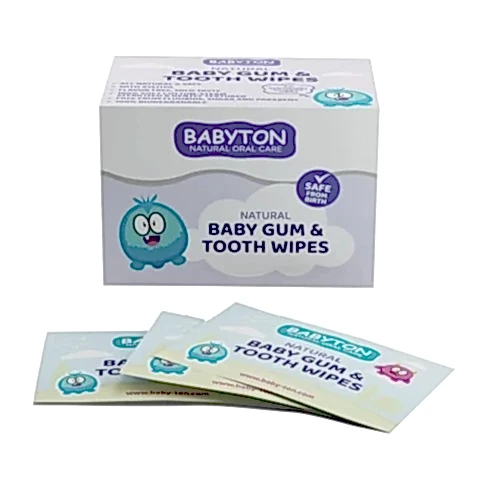 Babyton Doğal Bebek Diş Temizleme Mendilleri STD