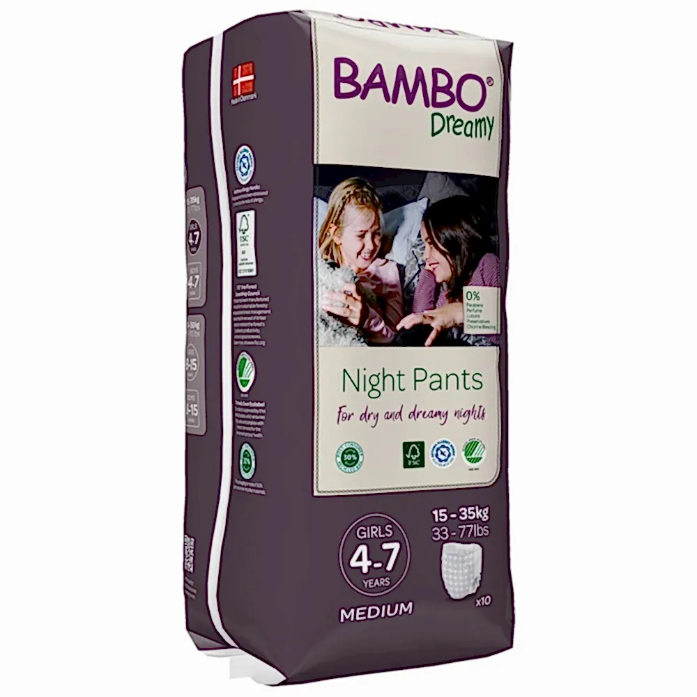 Bambo Nature Dreamy Gece Külodu Kız 15-35 kg (10 adet) STD