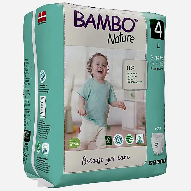 Bambo Nature No : 4 Külot Bez 7-14 kg (20 adet) STD