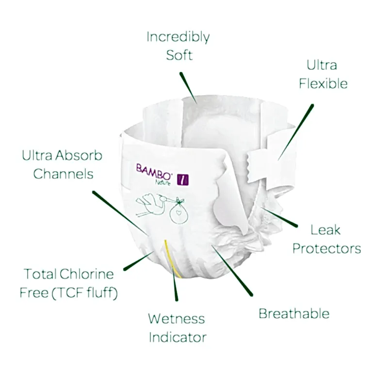 Bambo Nature No : 4 Külot Bez 7-14 kg (20 adet) STD