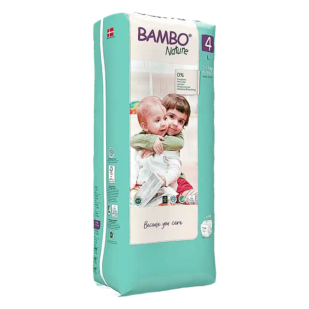 Bambo Nature No:4 Bebek Bezi 7-14 kg (48 Adet) STD