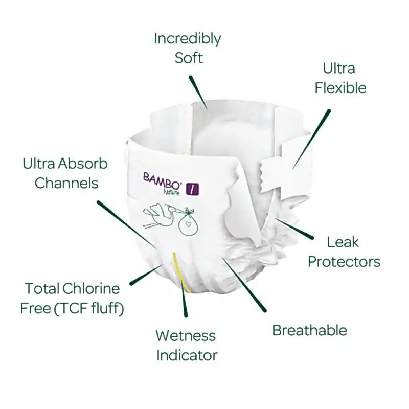 Bambo Nature No:5 Bebek Bezi 12-22 kg (44 Adet) STD