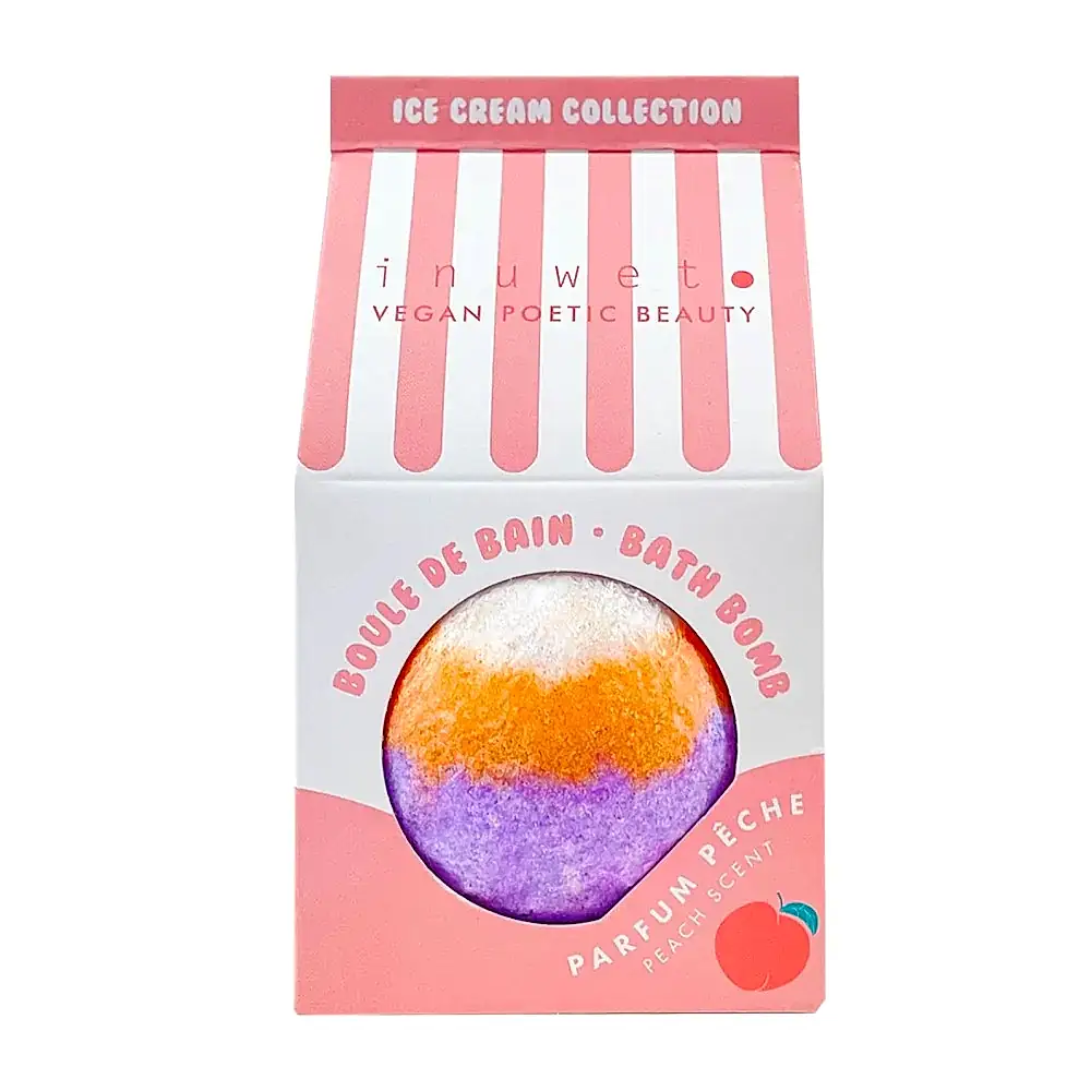 Inuwet Icecream Şeftali Banyo Bombası