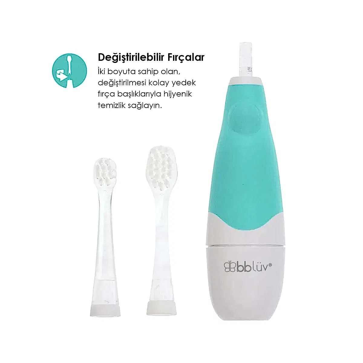 Bblüv Sönik Bebek ve Çocuk Pilli Diş Fırçası