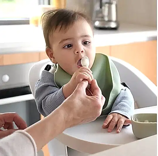 Beaba Silikon Kaşık Seti, Terracotta/Velvet Grey