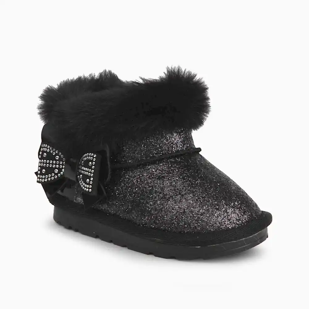 Buckhead Curly İçi Kürklü Kız Çocuk Bot Siyah