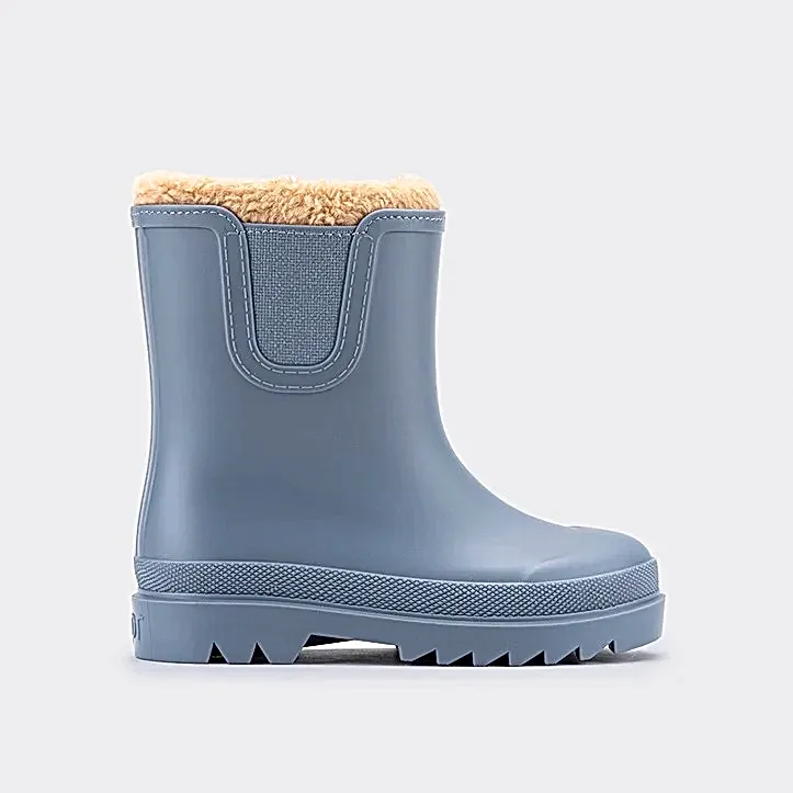 Igor Kürklü Çocuk Yağmur Botu Tokio Borreguito - Blue Mavi