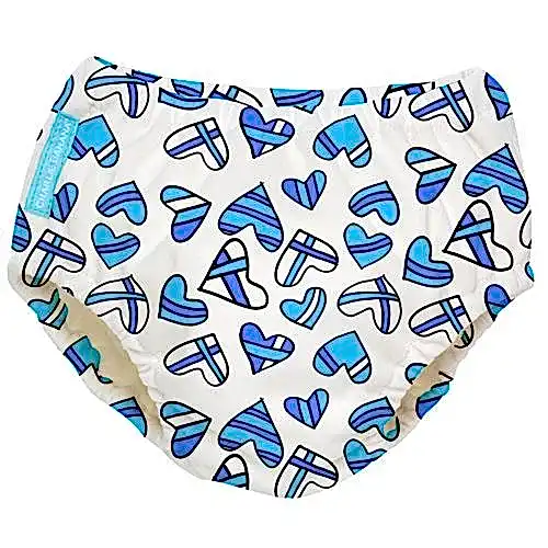 Charlie Banana Bebek Alıştırma Külodu Mayo Desenli Medium Beyaz - Mavi