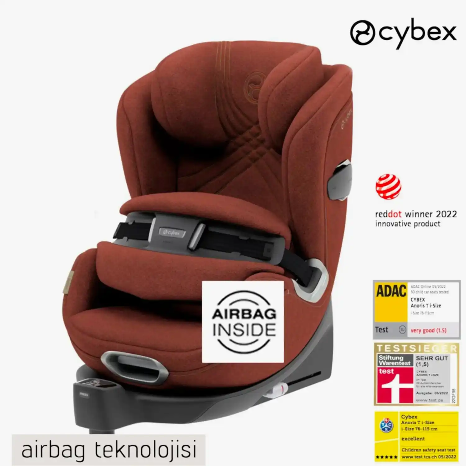 Cybex Anoris T i-Size Oto Koltuğu Autumn Gold STD