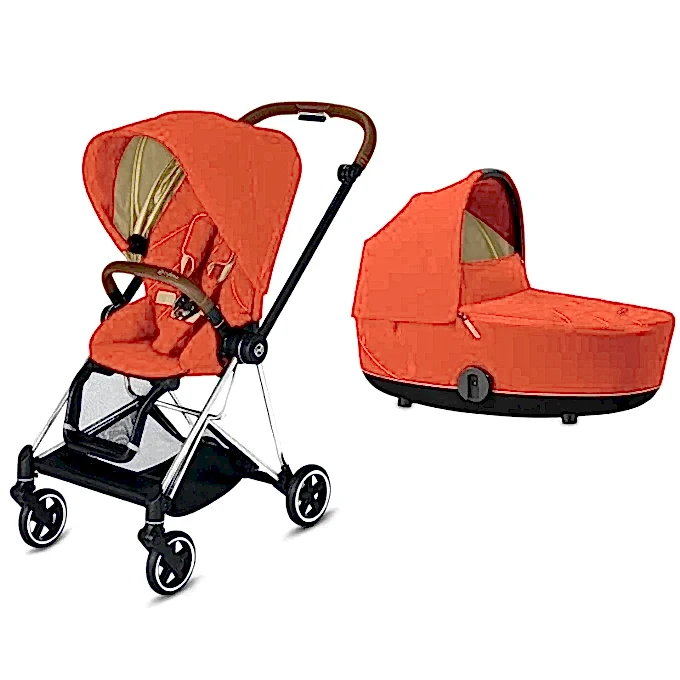 Cybex Mios Bebek Arabası Chrome Brown- Autmn gold+ Portbebe STD