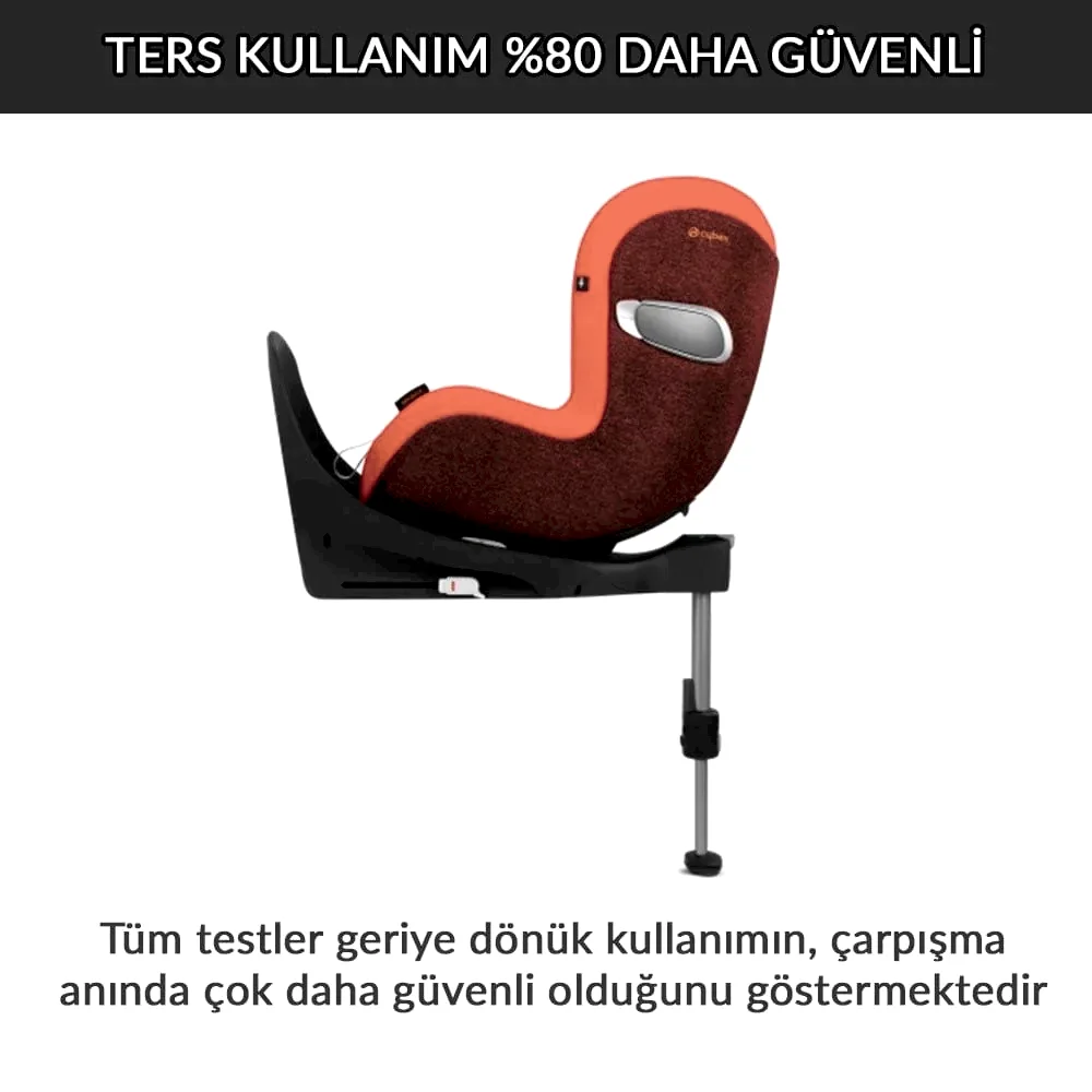 Cybex Sirona Zi Plus 0-18 Kg Oto Koltuğu Soho Grey STD
