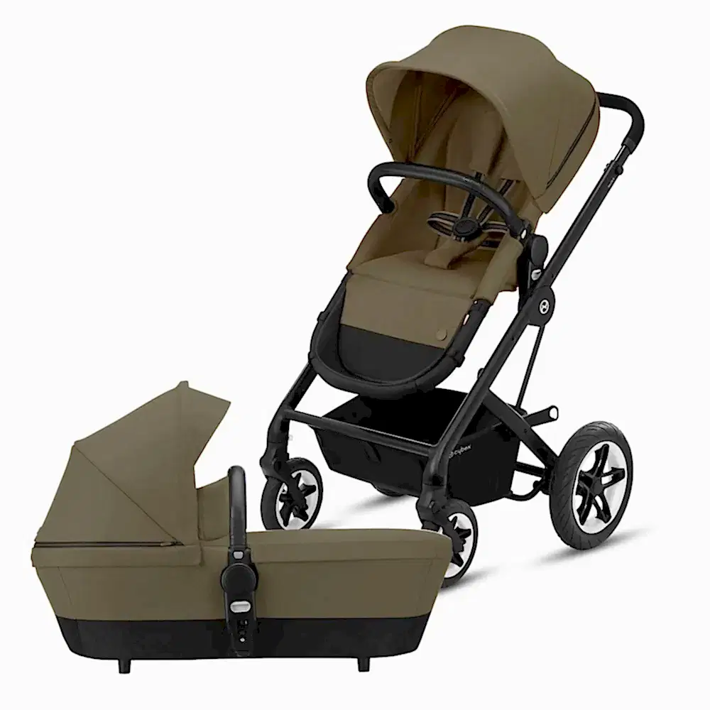Cybex Talos S 2in1 Black Classic Beige Konforlu Bebek Arabası