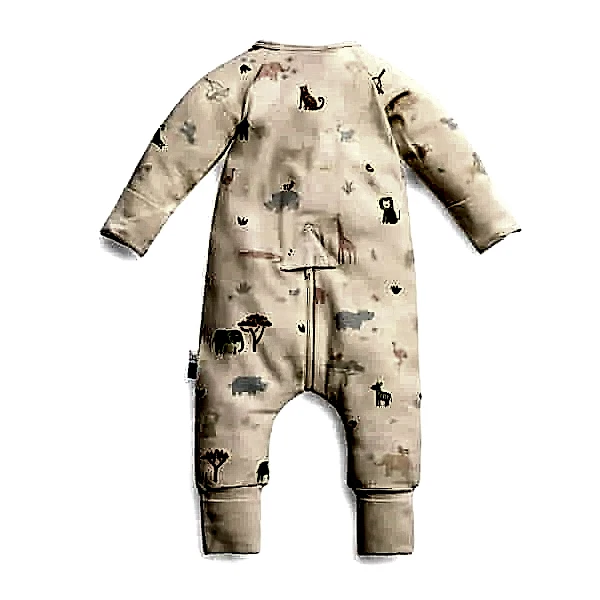 ErgoPouch Organik Pamuklu Patikli Pijama Tulum 1.0 TOG Savannah Krem