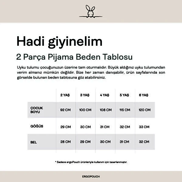 ErgoPouch Organik Pamuklu Uzun Pijama Takımı 2.0 Tog - Daisies Pembe