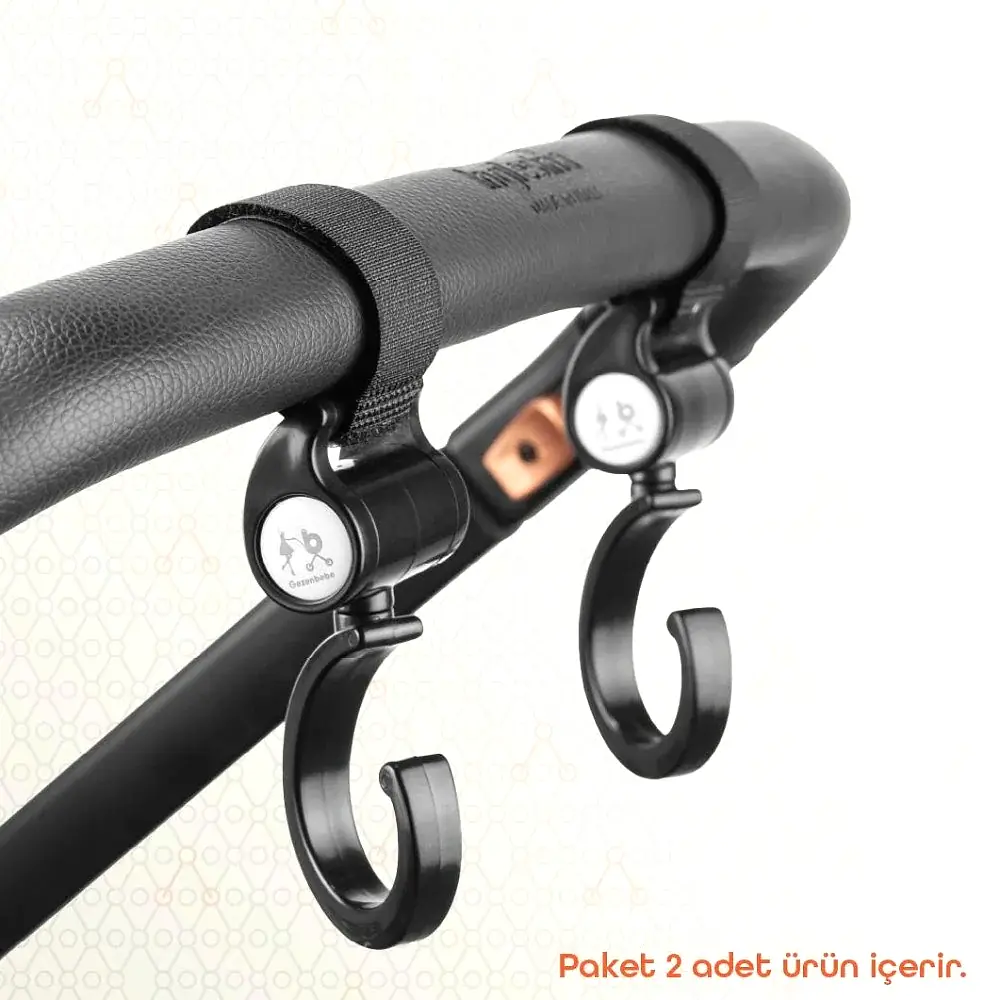 Gezenbebe 360 Derece Dönebilen Bebek Arabası Kancası