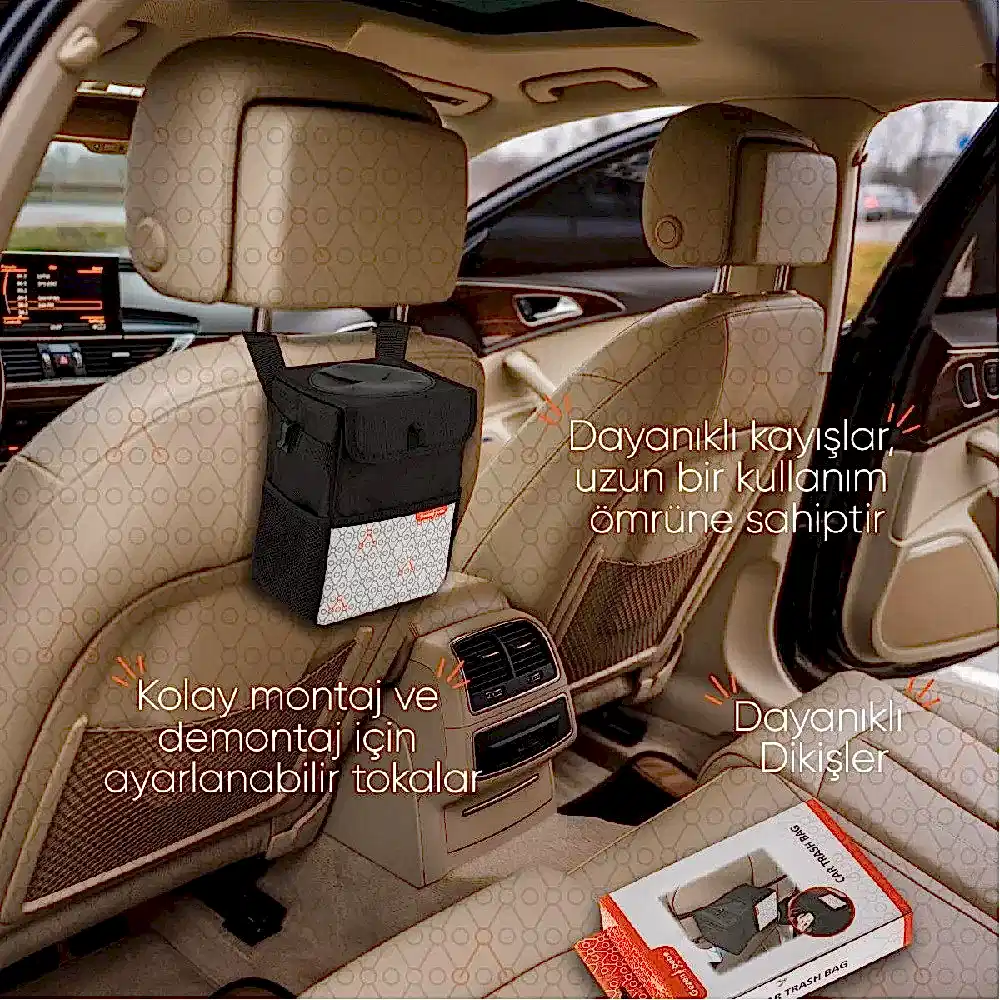 Gezenbebe Araba İçin Çöp Çantası